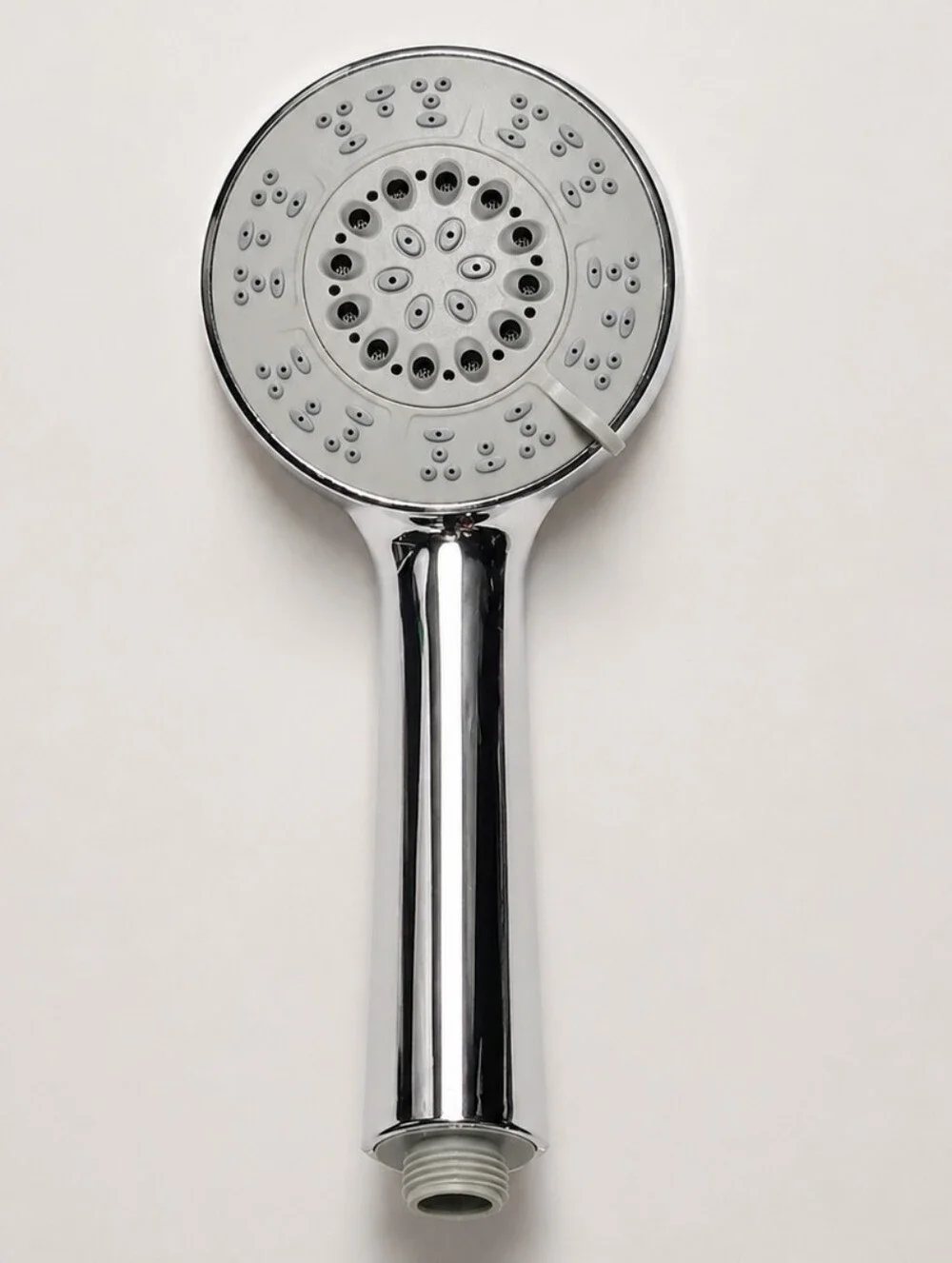 Silver Chrome Handheld Shower Head 5 Adjustable Spray Settings NEW IN BOX